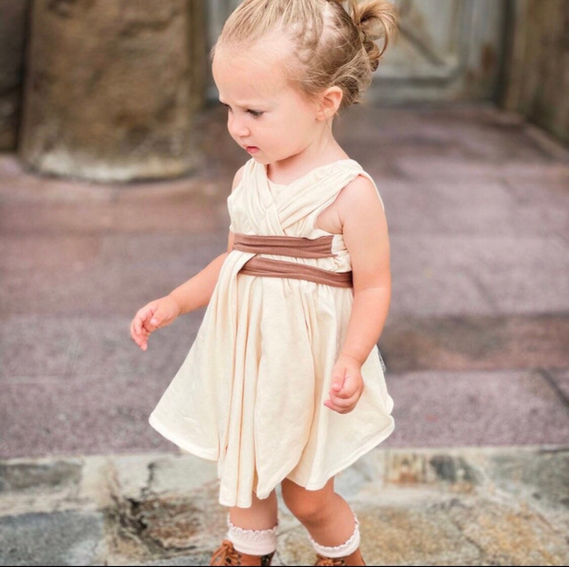 Rey Star Wars Costume Girl Rey Costume, Star Wars Costume, Rey Dress Flax And Wool Threads Rey Star Wars Costume Girl Rey Costume, Star Wars Costume, Rey Dress Flax And Wool Threads