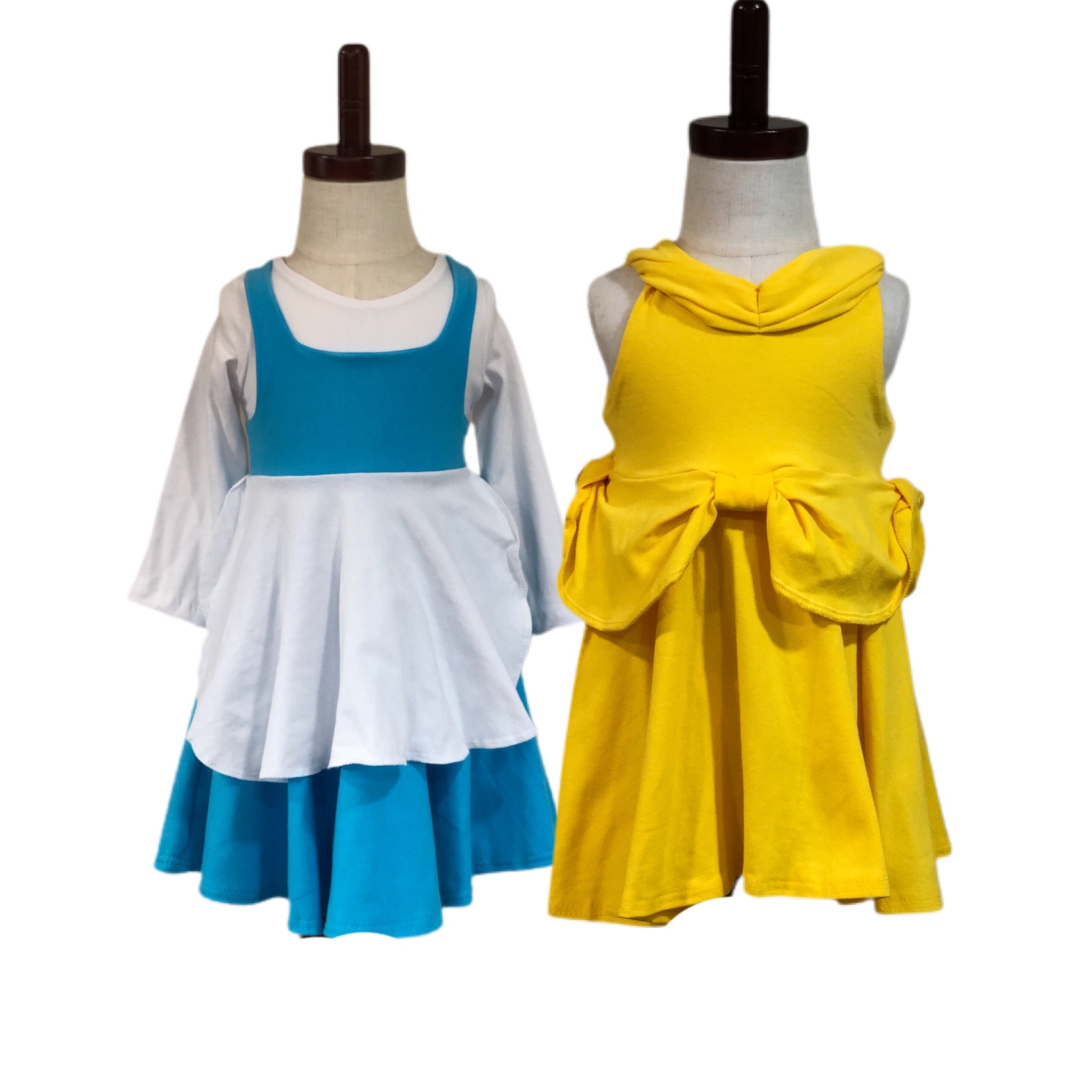 Yellow Bell Ball Dress Costume Flax and Wool Threads Yellow Bell Ball Dress Costume Flax and Wool Threads