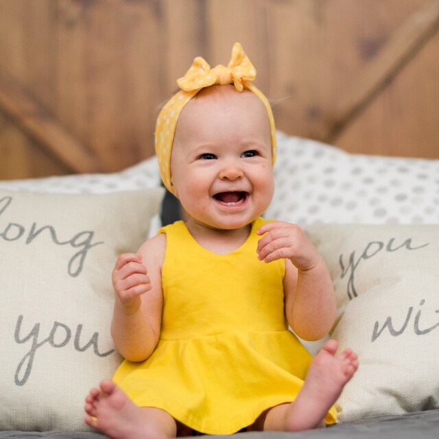 Yellow Twirl Dress U-PICK sleeve length in baby, toddler, and girls sizes