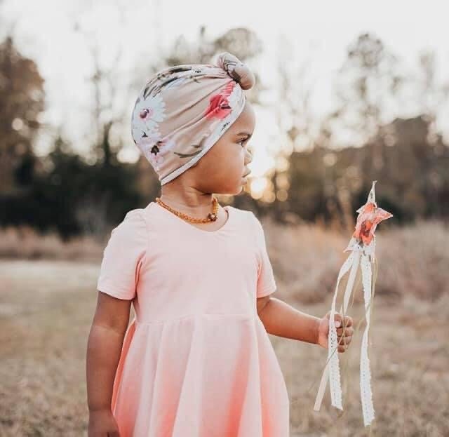 Blush Pink Twirl Dress U-PICK Sleeve length in baby, toddler, and girls sizes