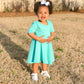 Mint  Twirl Dress U-PICK Sleeve length in baby, toddler, and girls sizes
