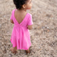BABY BLUE Twirl Dress U-PICK Sleeve length in baby, toddler, and girls sizes