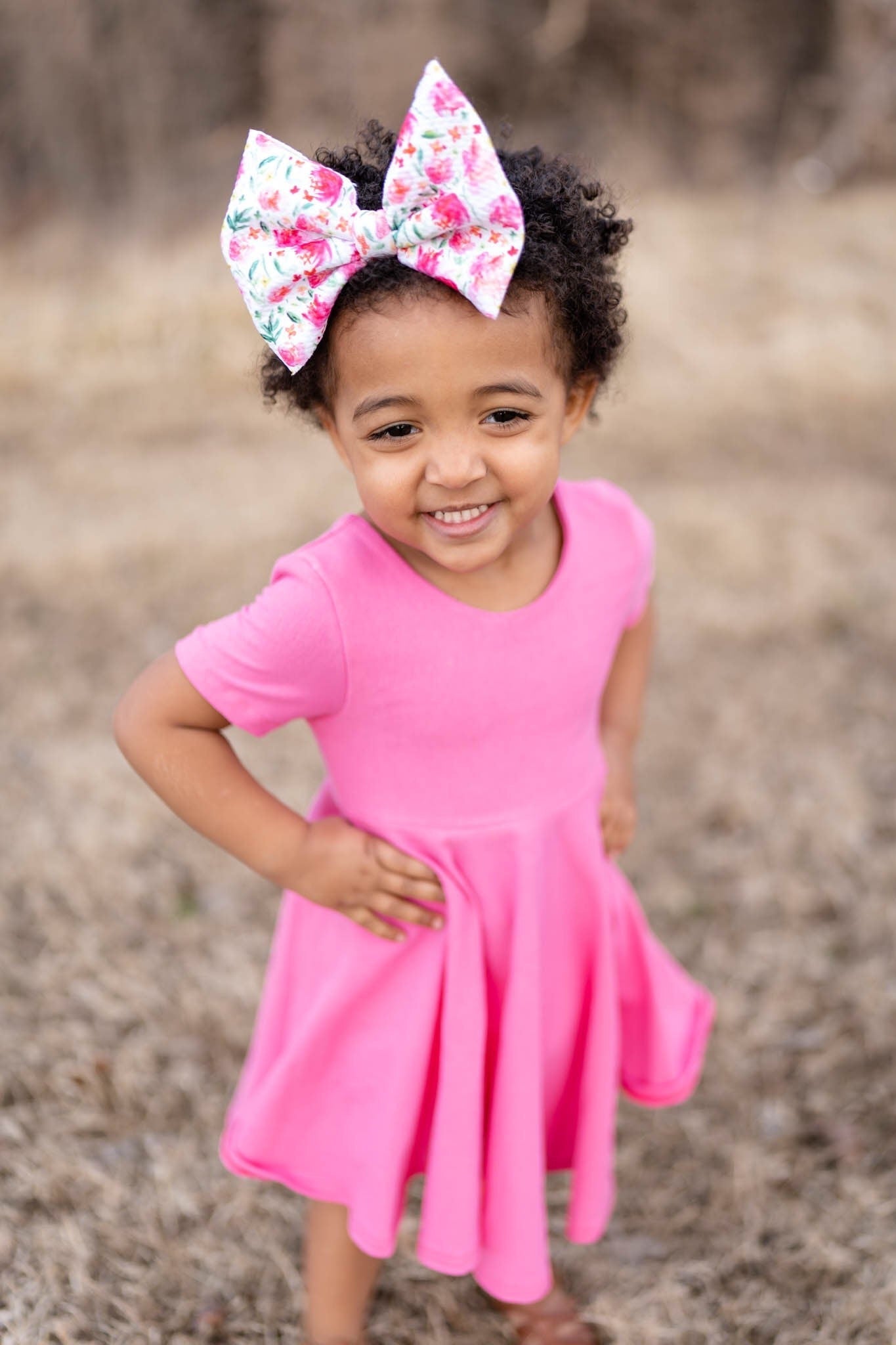 BABY BLUE Twirl Dress U-PICK Sleeve length in baby, toddler, and girls sizes