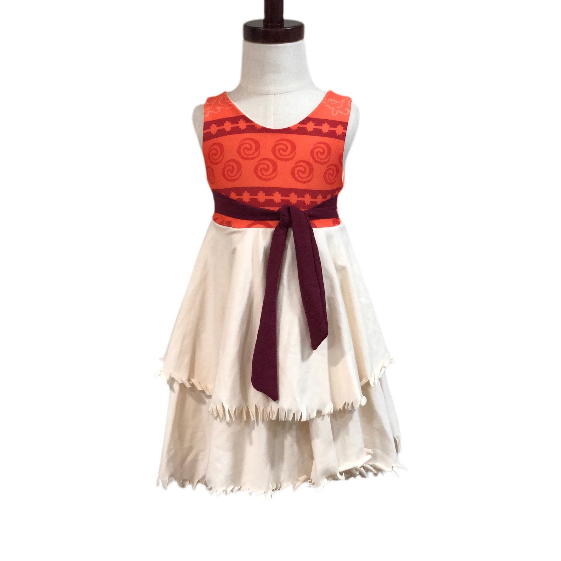 Moana Princess Twirl Dress – Flax and Wool Threads