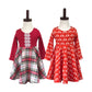 Christmas dress, reindeer dress, christmas plaid dress, fancy or casual christmas dress