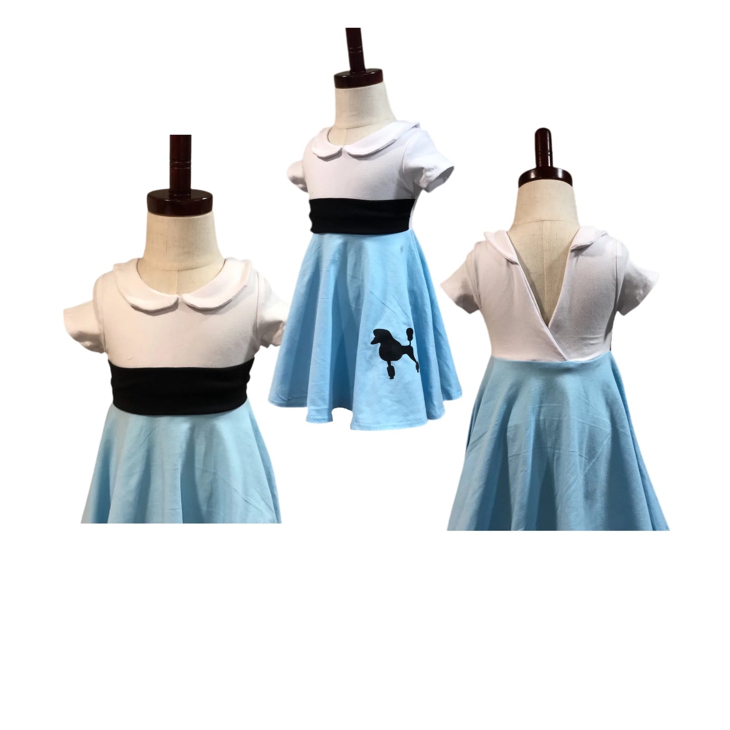 Poodle Skirt Dress, Poodle Skirt Costume, 50's Sock hop Costume