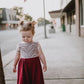 HUNTER GREEN Jumpsuit with lace detail Wide leg jumpsuit U Pick Sleeve length for babies, toddlers, and girls sizes