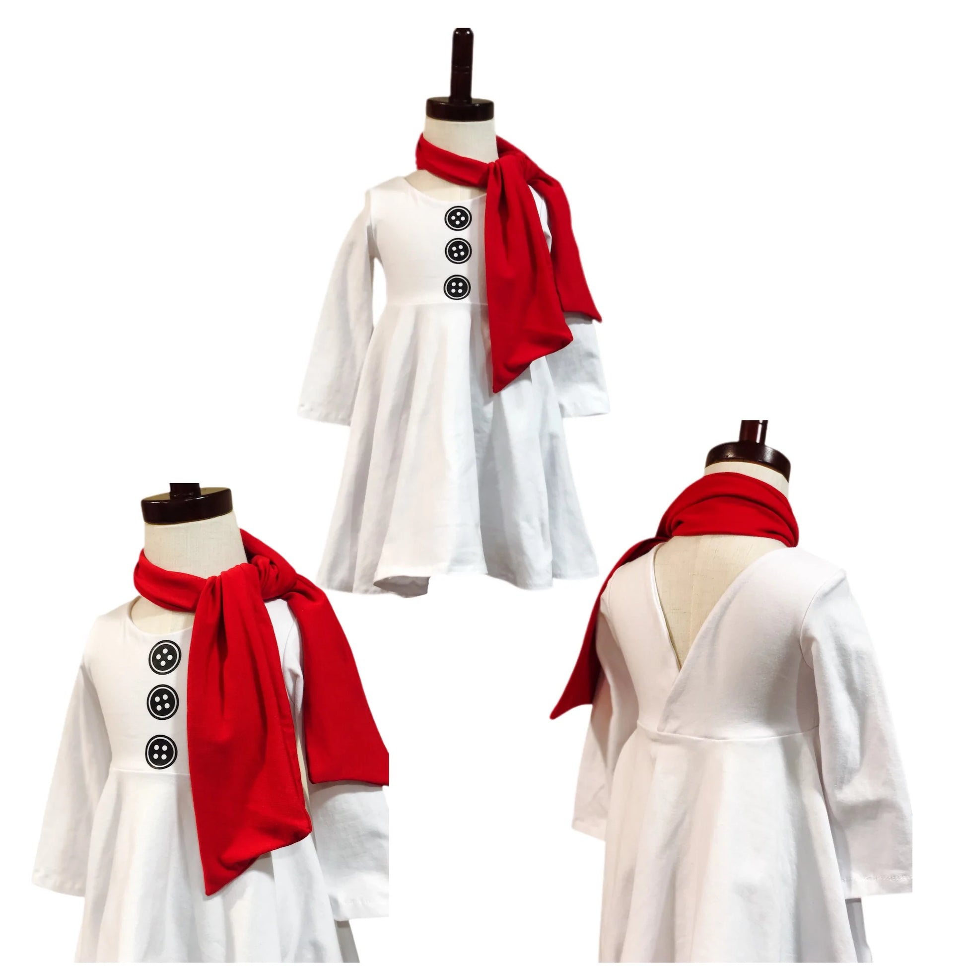 Snowman Dress, Snowman Christmas Dress, Snowman Costume Flax and Wool Threads Snowman Dress, Snowman Christmas Dress, Snowman Costume Flax and Wool Threads