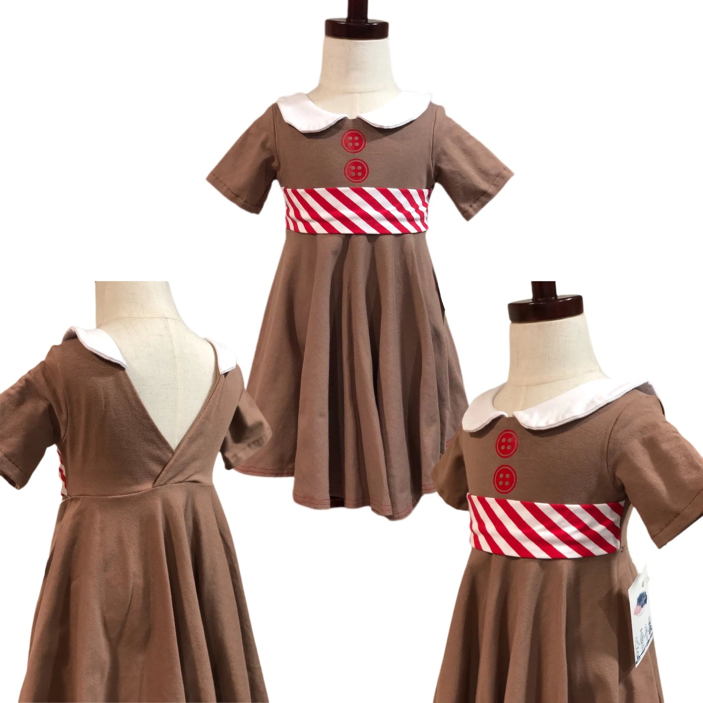 Gingerbread Dress, Gingerbread Costume, Gingerbread Christmas Dress