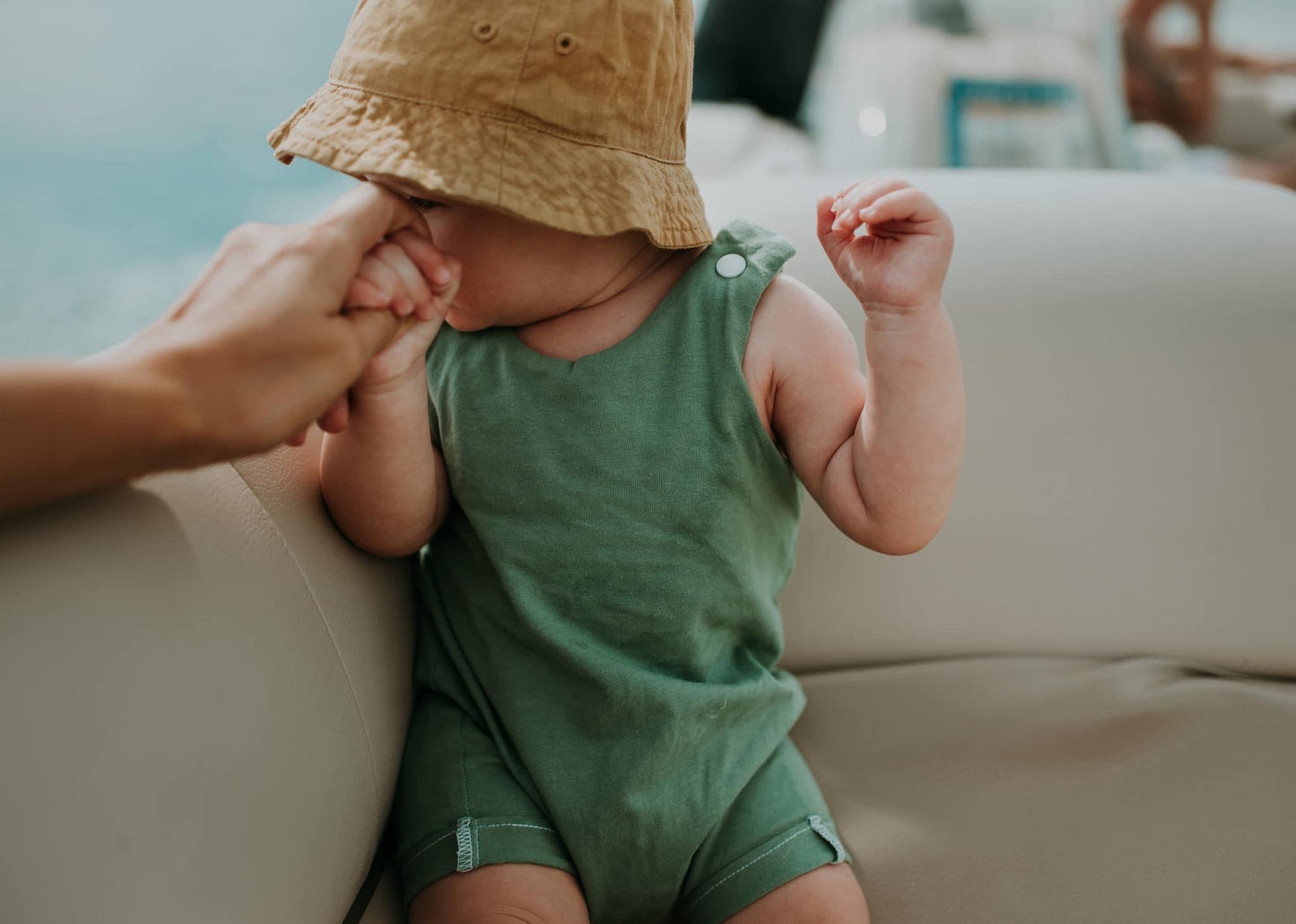 Unisex Snap Harem Romper U-PICK COLOR AQUA BLUE, MINT GREEN, BABY BLUE, ROYAL BLUE, OR NAVY BLUE