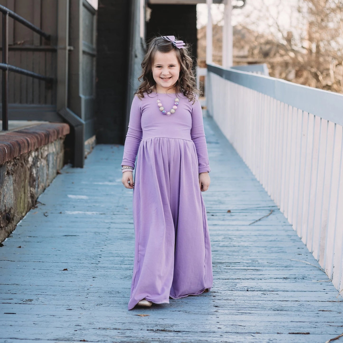 LILAC Wide leg jumpsuit U Pick Sleeve length for babies, toddlers, and girls sizes