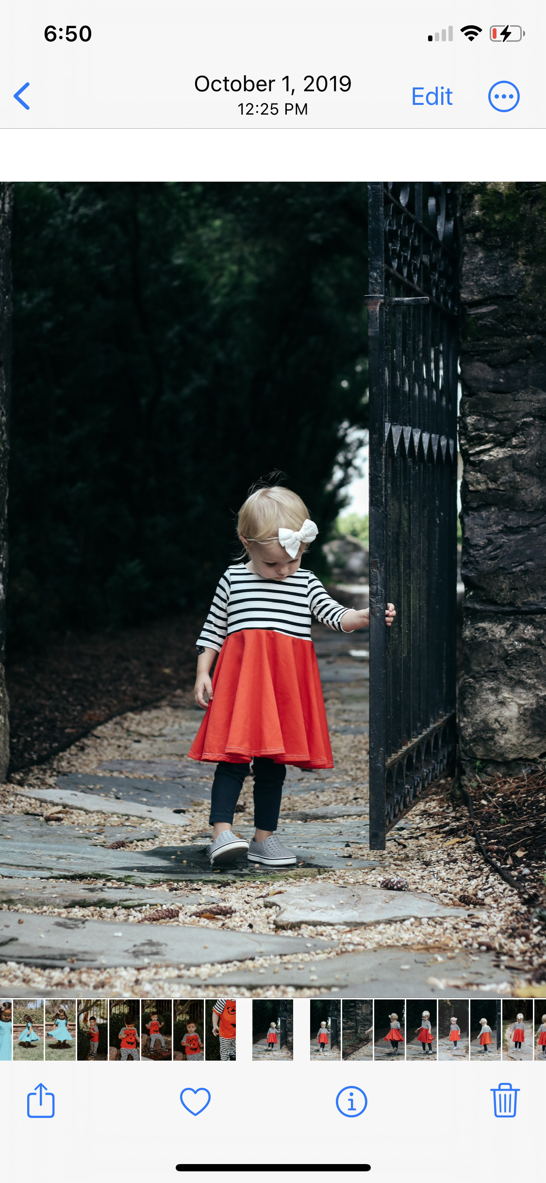 ORANGE with striped top Twirl Dress sleeve length in baby, toddler, and girls sizes