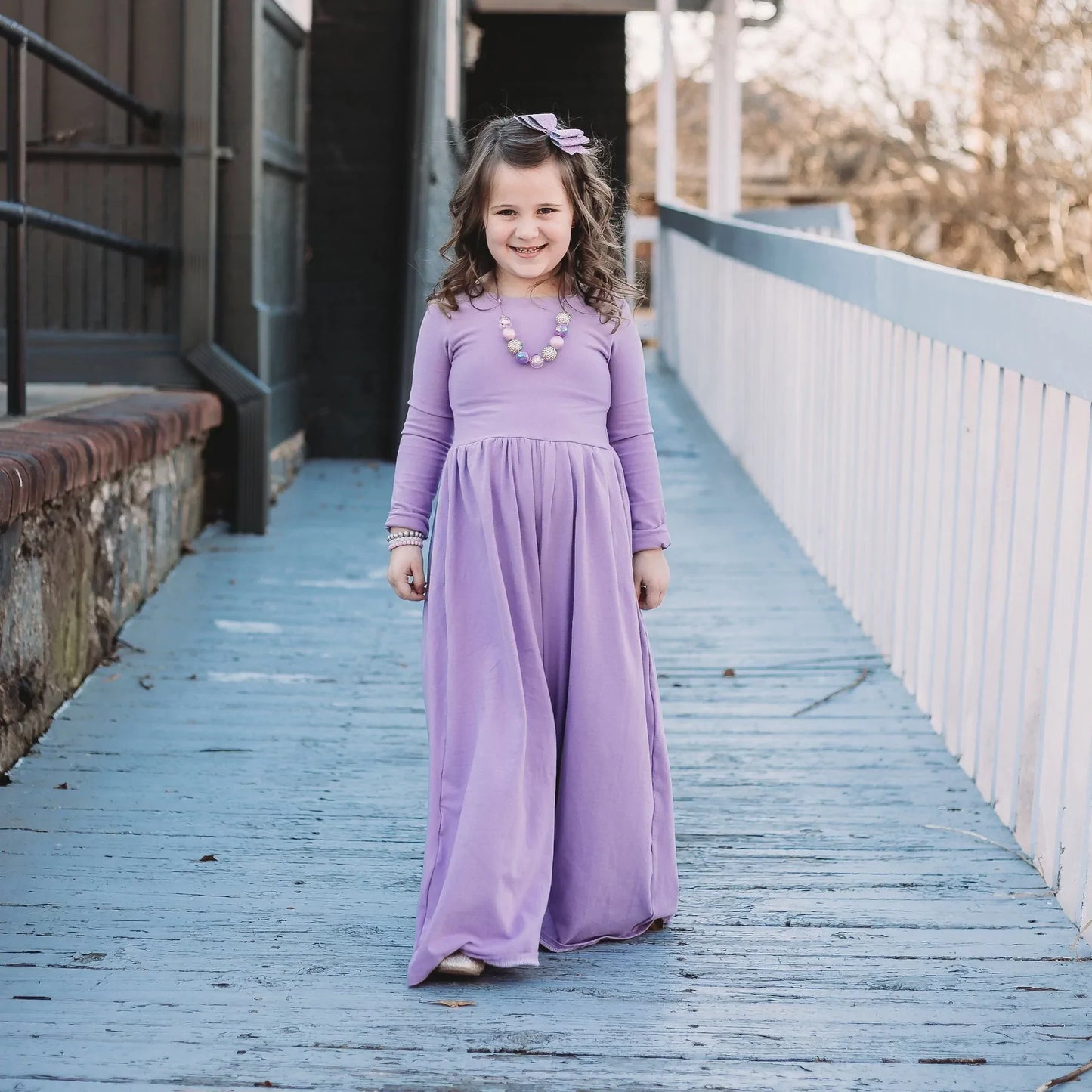 PURPLE Wide leg jumpsuit U Pick Sleeve length for babies, toddlers, and girls sizes