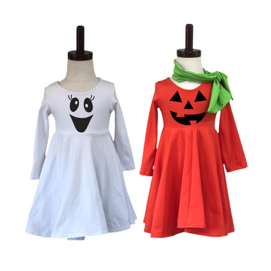 Pumpkin or Ghost Dress/ Costume