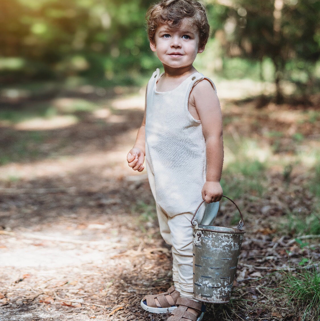 Unisex Snap Harem Romper U-PICK COLOR MUSTARD, MOCHA, CREAM, BURGUNDY, OR RUST ORANGE