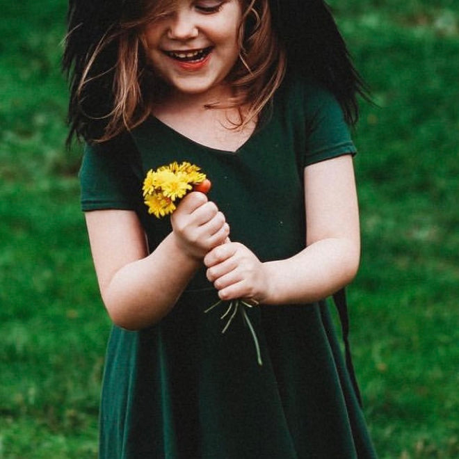 Hunter Green Twirl Dress U-PICK Sleeve length in baby, toddler, and gi Flax and Wool Threads Hunter Green Twirl Dress U-PICK Sleeve length in baby, toddler, and gi Flax and Wool Threads