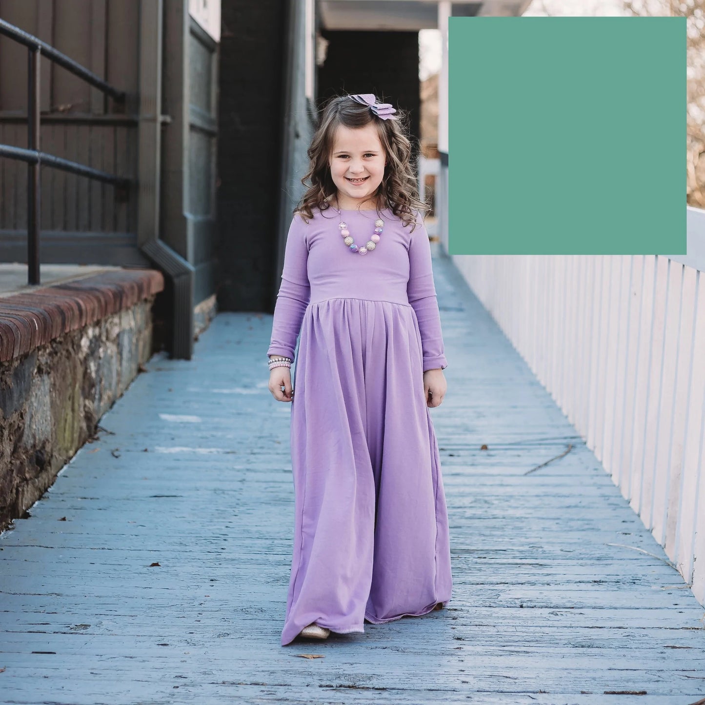 SAGE GREEN Wide leg jumpsuit U Pick Sleeve length for babies, toddlers, and girls sizes